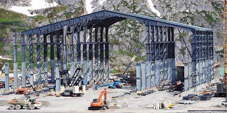 High Grade Gold Mine Process Building Steel Structure in Canada | Made In China
